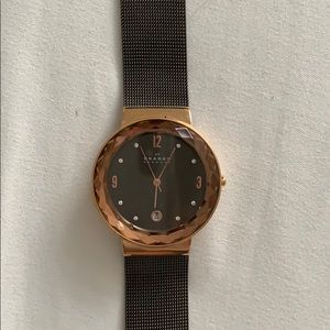 Rose Gold Skagen Watch